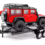 1:18 Metal RC Car Trailer Cargo Carrier for TRX4M SCX24 FCX24 1/18 RC Car Upgrade Parts Accessories
